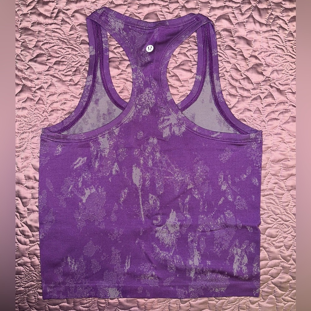 Lululemon athletica Purple Racerback Tank Top